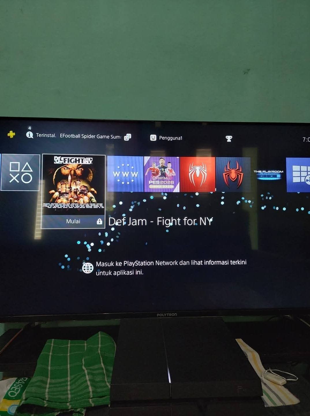 di jual PS4 FAT HEN 500gb seri 12 (seri tertinggi)