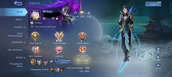 JUAL AKUN MOBILE LEGEND