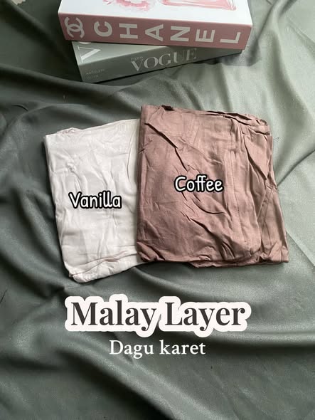 Jual jilbab malay layer