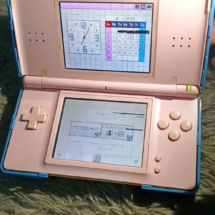 nintendo game ds lite pink