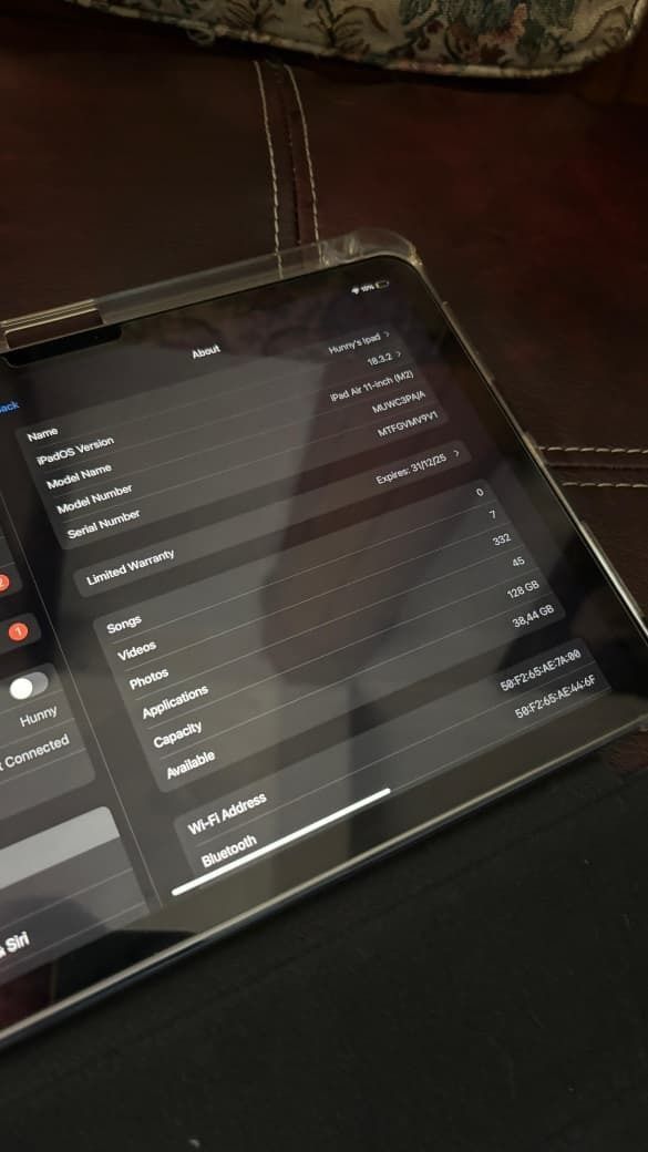 BU / Dijual Cepat – iPad Air M2 128GB 11” WiFi Only