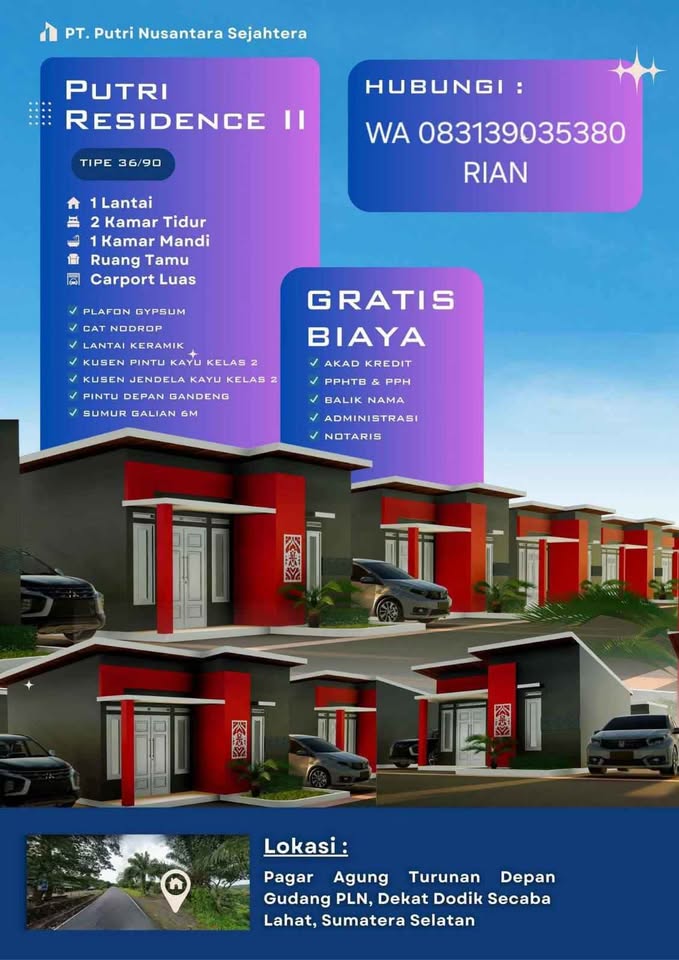 Rumah subsidi minimalis modern🏠