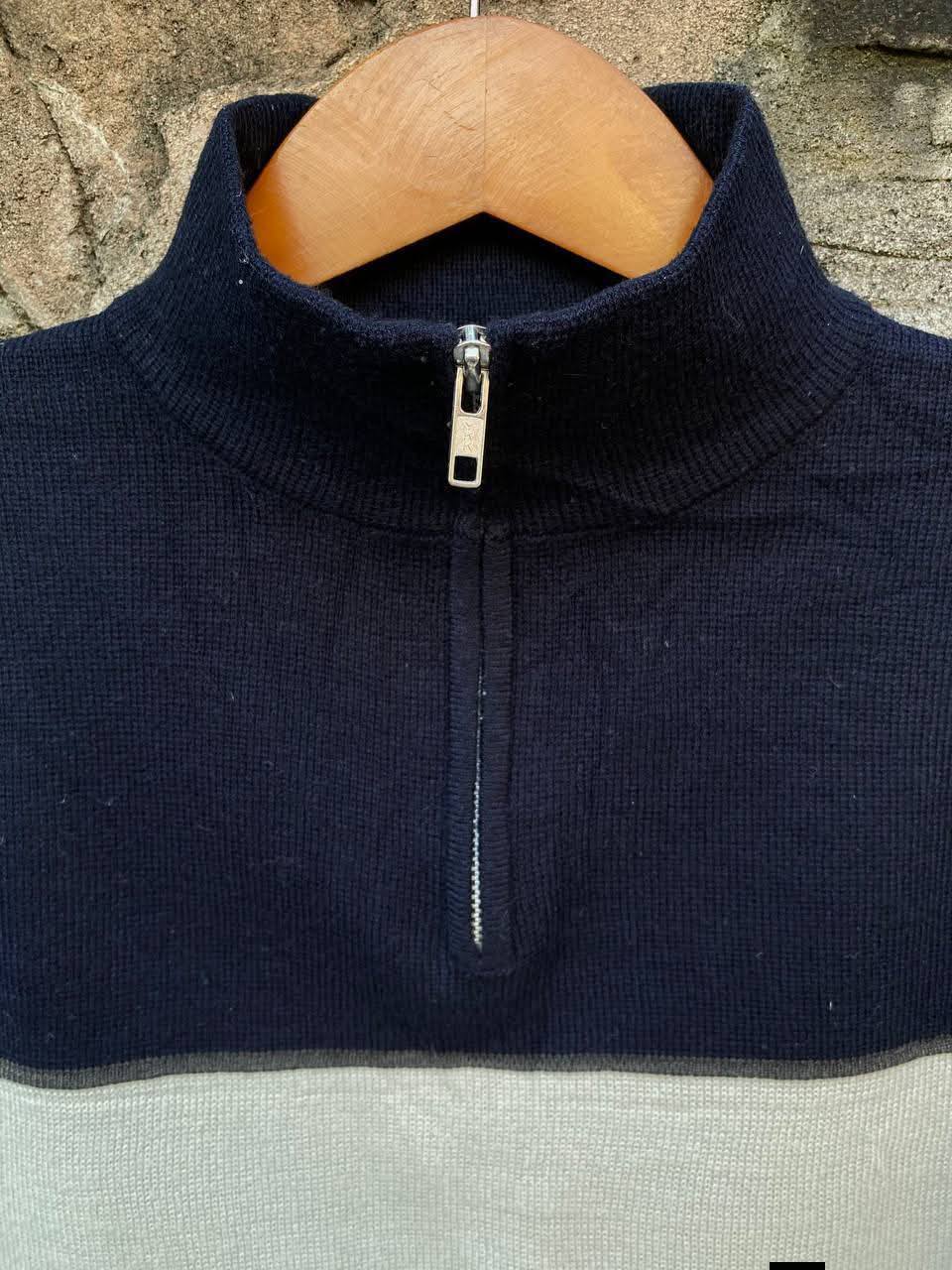 JUAL UNIQLO Half Zip Knitted Sweater