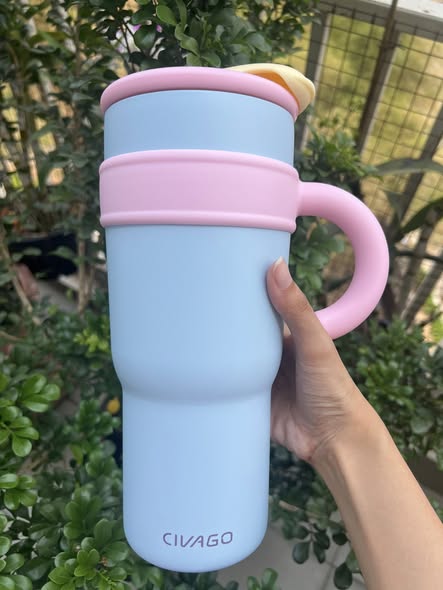 TUMBLER ESTETIK PREMIUM – MINUMAN TETAP DINGIN/PANAS LEBIH LAMA! 🧊🔥