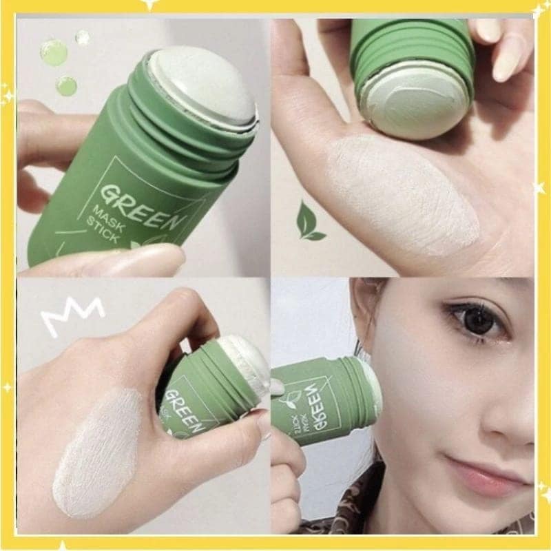 ✨ GREEN MASK STICK – SOLUSI WAJAH BERSIH & CERAH INSTAN! 🌿