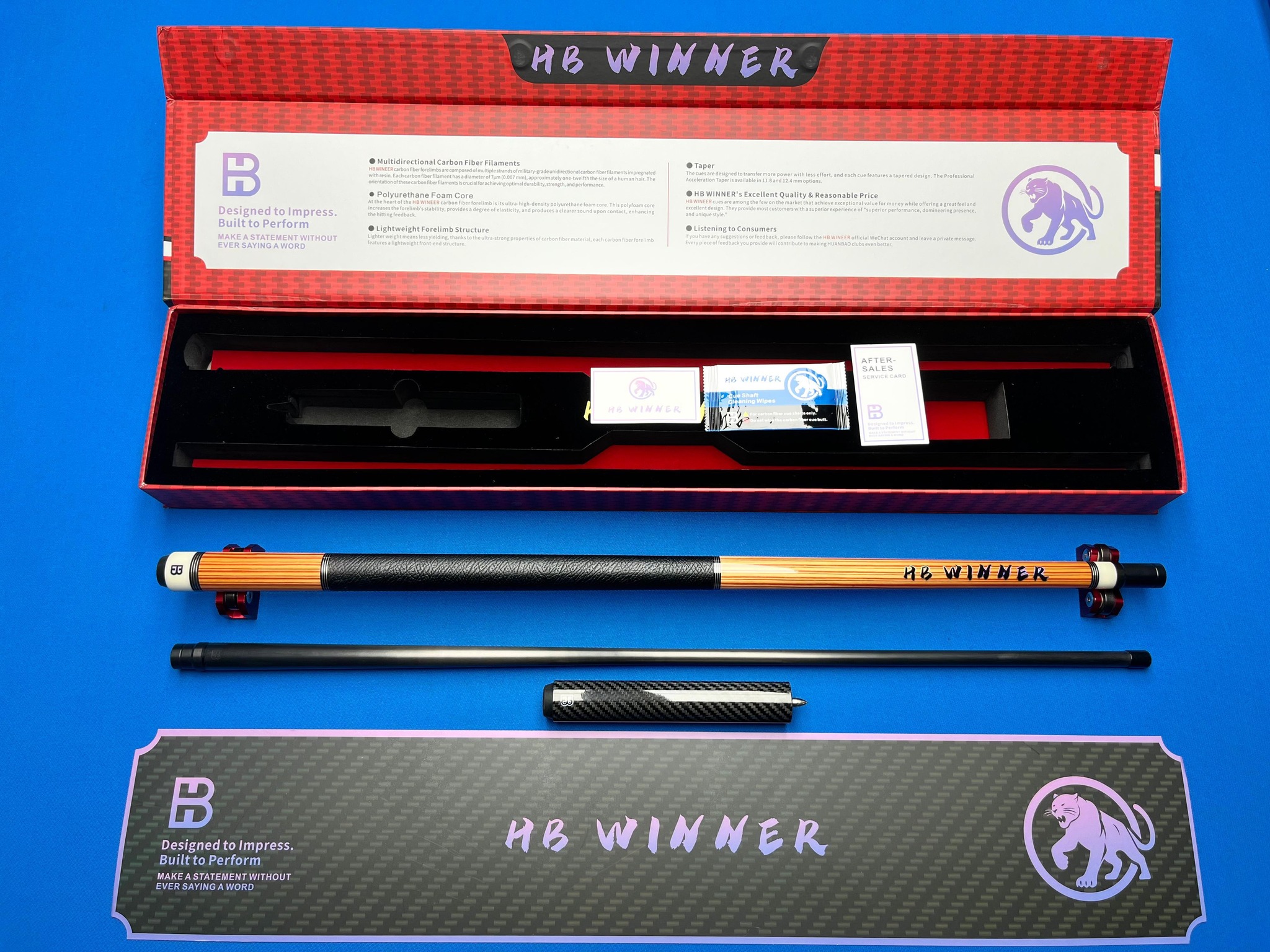 🔥 JUAL STIK BILLIARD CARBON HB Winner – PERFORMA PREMIUM! 🔥