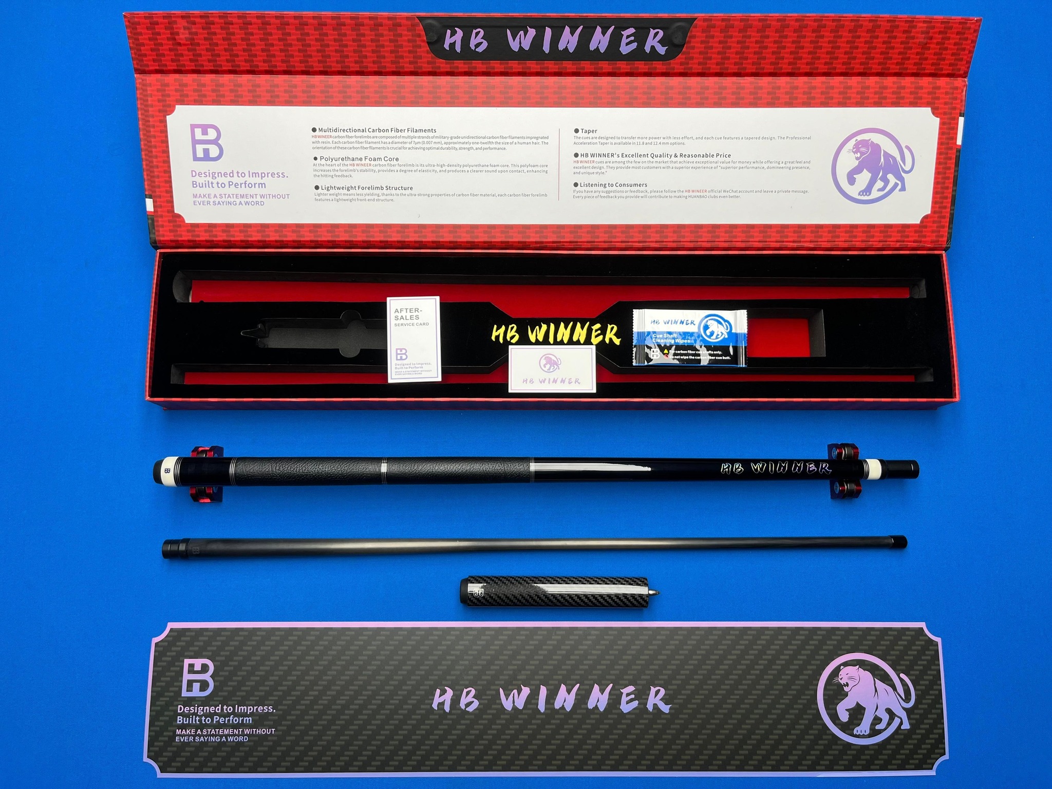 🔥 JUAL STIK BILLIARD CARBON HB Winner – PERFORMA PREMIUM! 🔥