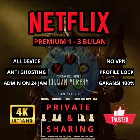 PREMIUM NETFLIXX 1-3 BULAN 4K BERGARANSI