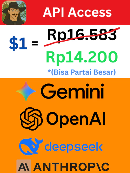 API Key Access Anthropic/OpenAI/Gemini/Deepseek Full Support