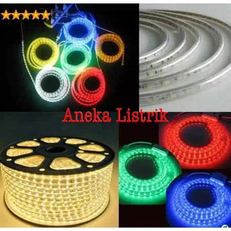 LAMPU LED STRIP SELANG 5050 SMD AC 220V METERAN (1M-100M)