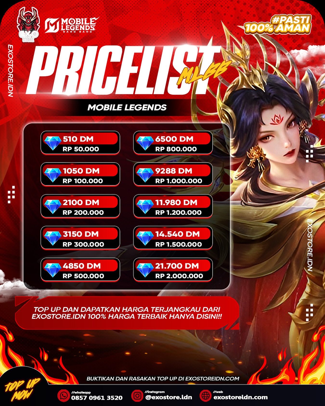 🎮 TOP UP MOBILE LEGEND MURAH & TERPERCAYA! 🔥