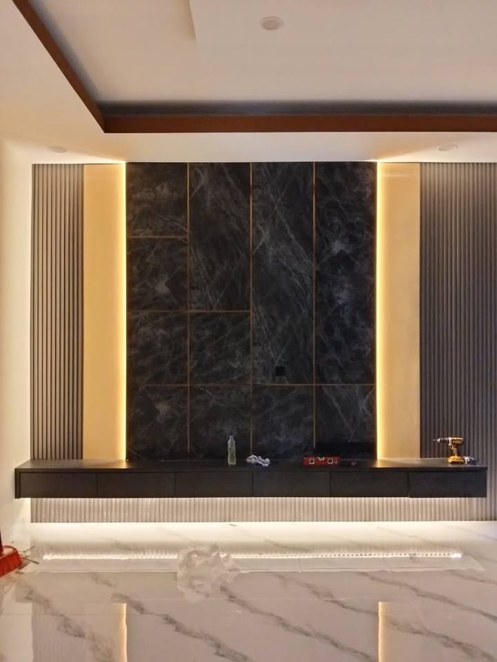 ✨ WALL PANEL TV MINIMALIS – ELEGAN, MODERN & BIKIN RUMAH NAIK KELAS! 🏡
