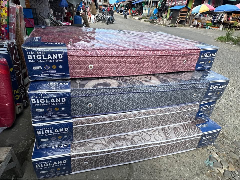 🛏️ KASUR SPRINGBED BIGLAND – TIDUR NYAMAN, HIDUP LEBIH BERKUALITAS! ✨