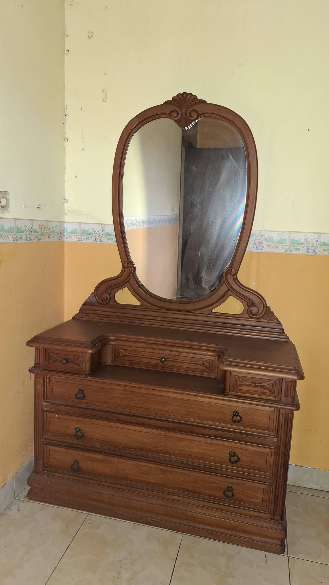 🪞 MEJA RIAS KAYU KLASIK – ELEGAN, MEWAH & FUNGSI MAKSIMAL! ✨