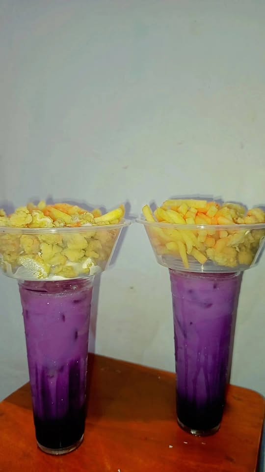 🥤 MINUMAN SEGAR VIRAL – MANIS, DINGIN, & TOPPING MELIMPAH! 💜✨