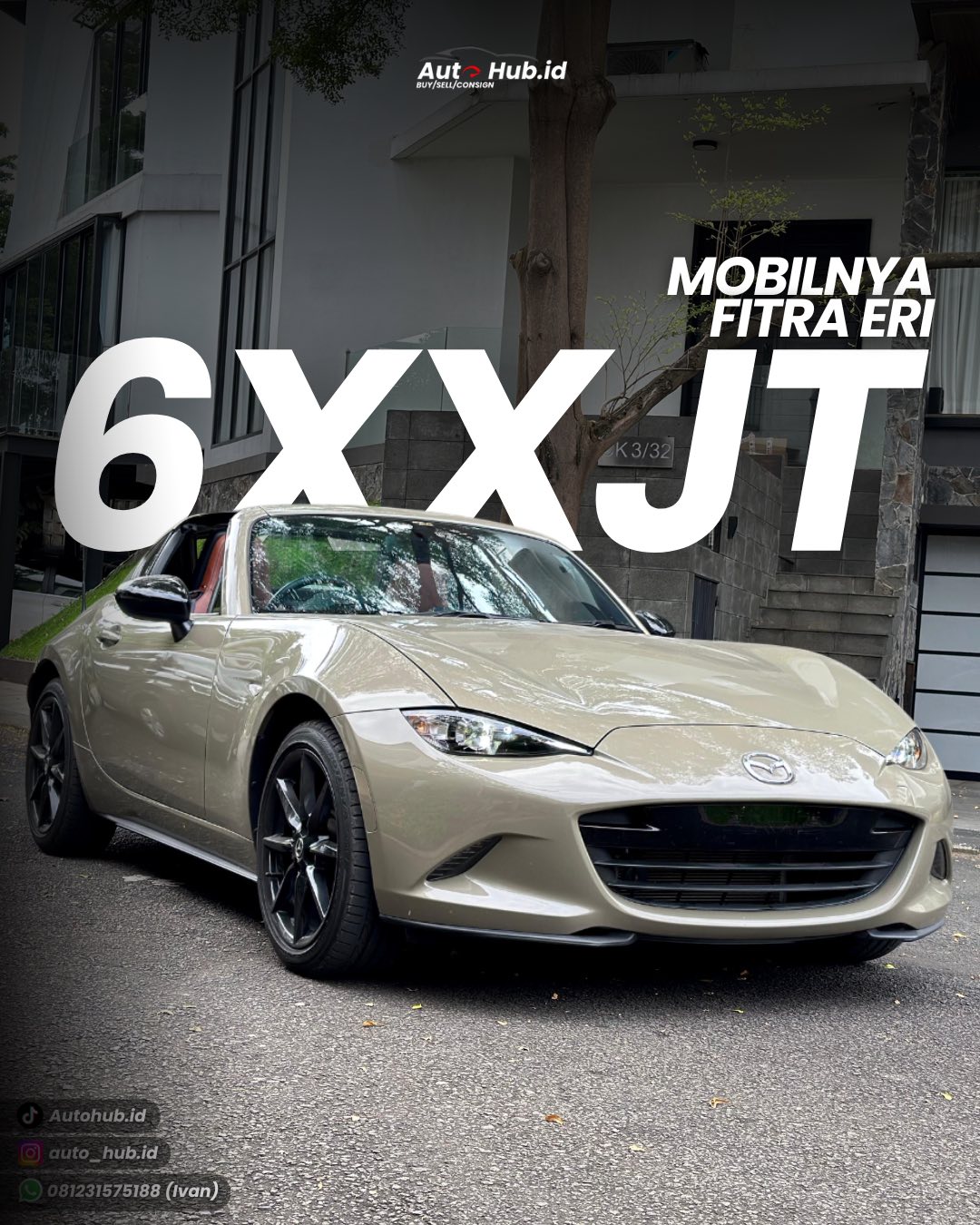 MAZDA MX-5 6XXJT – ROADSTER SPORTY ELEGAN, SIAP JADI PUSAT PERHATIAN!