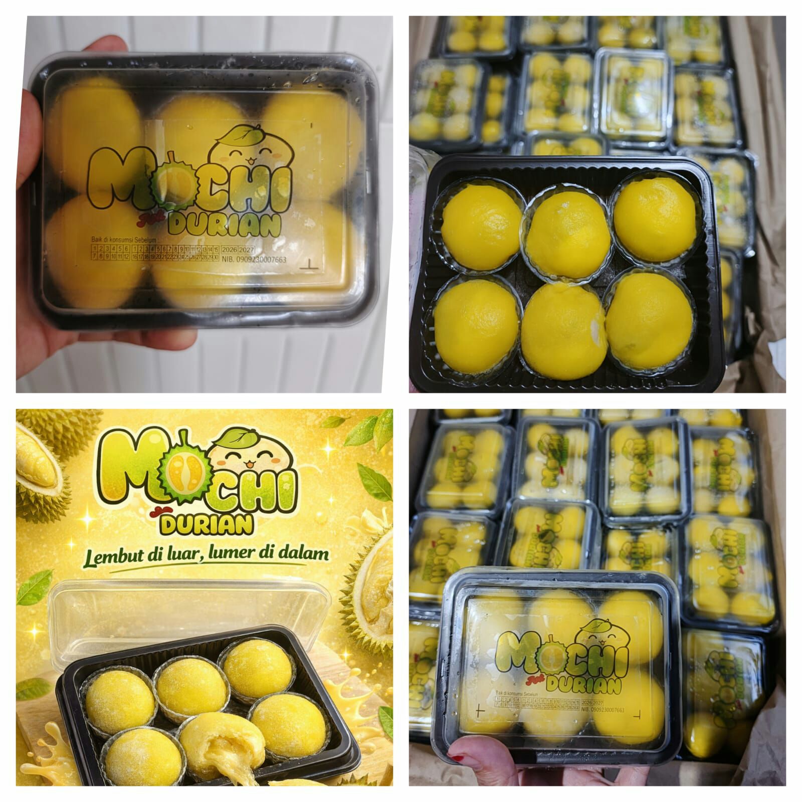 🔥 MOCHI DURIAN LUMER MANIS LEMBUT FAVORIT 🔥