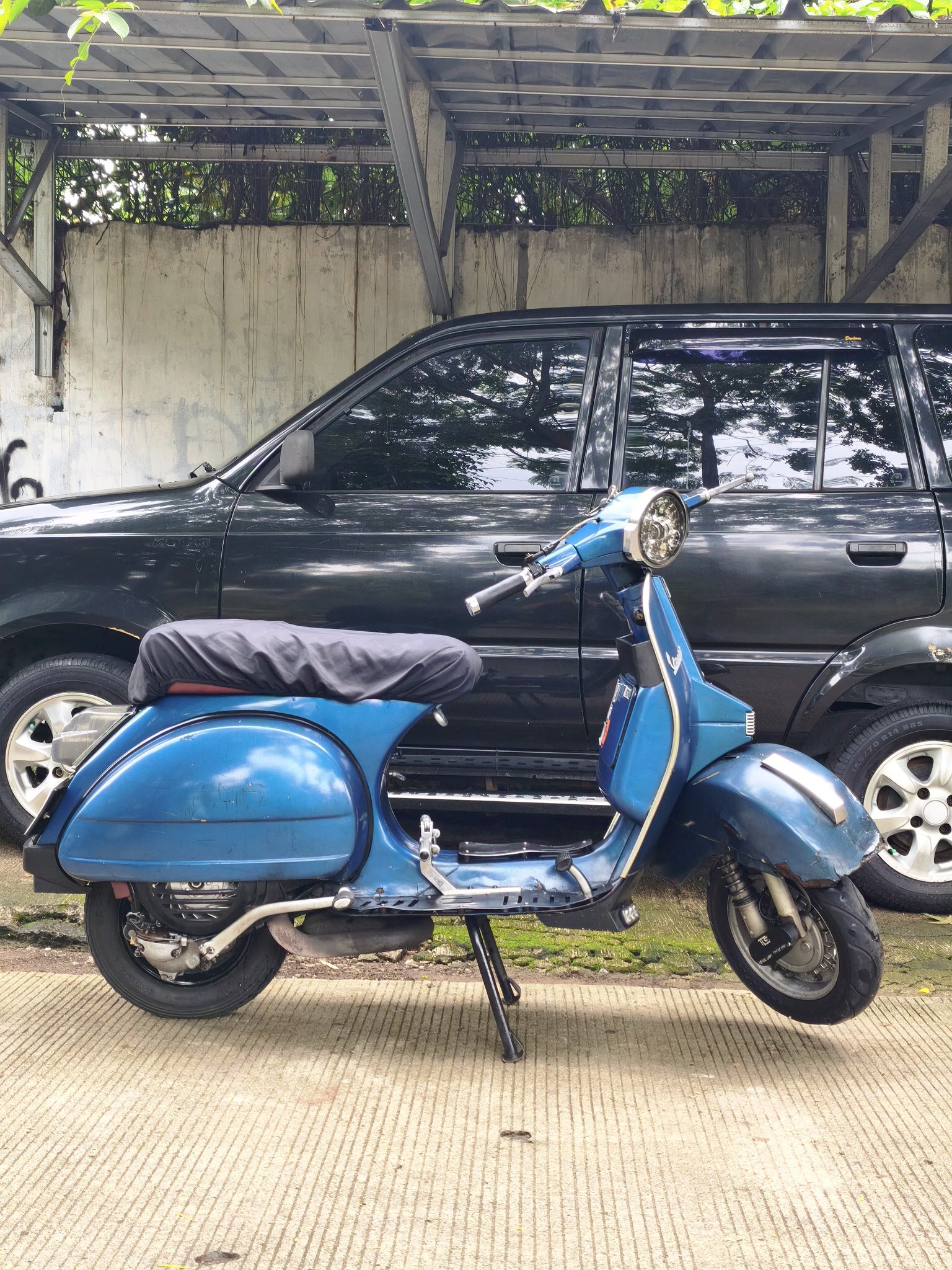 🔥 VESPA KLASIK BIRU ANTIK ELEGAN SIAP 🔥