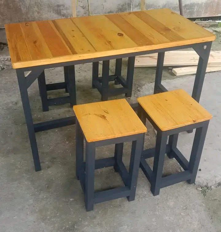 Meja Kursi Kayu Minimalis Kokoh Murah!