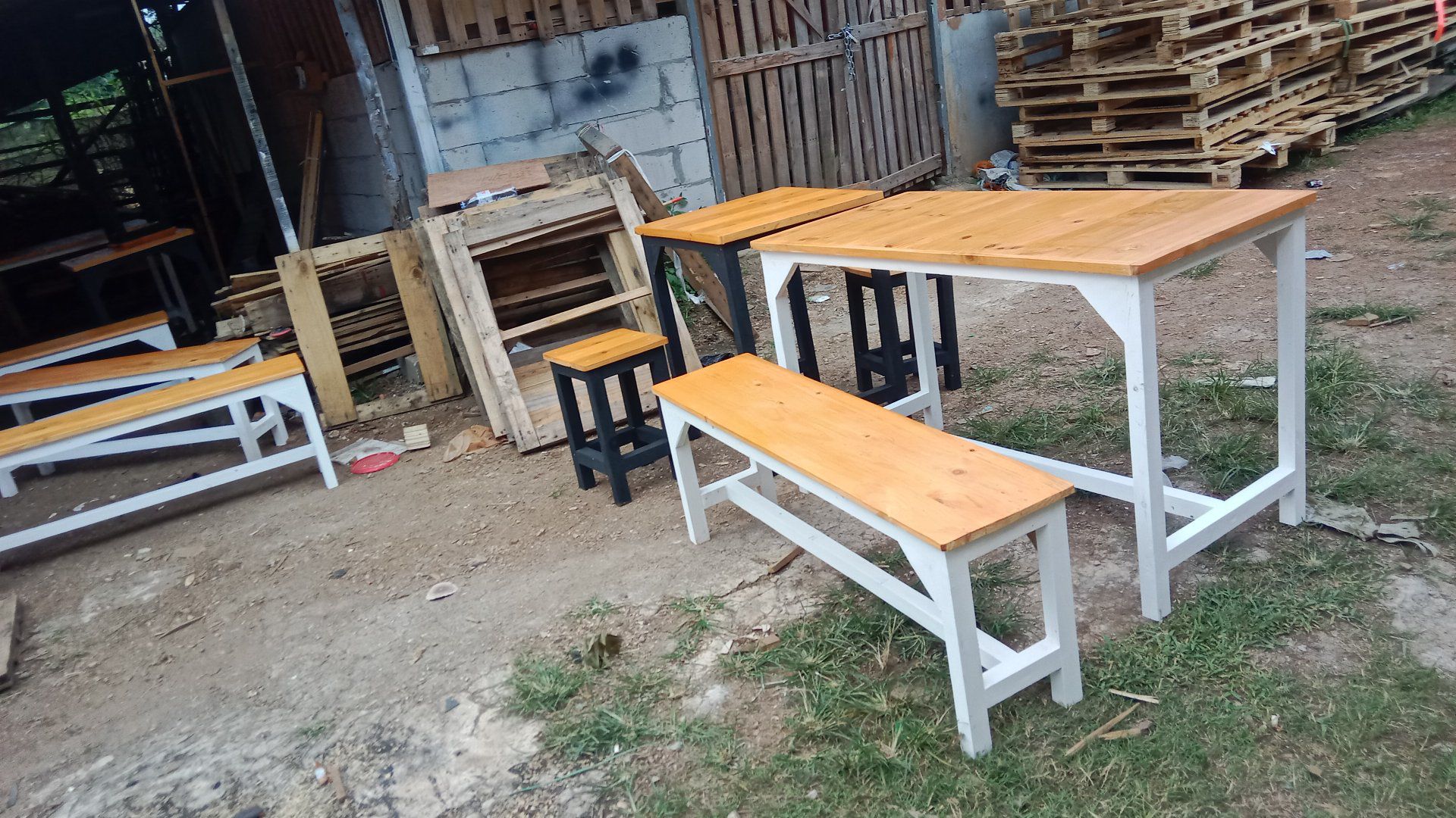 Meja Kursi Kayu Minimalis Kokoh Murah!