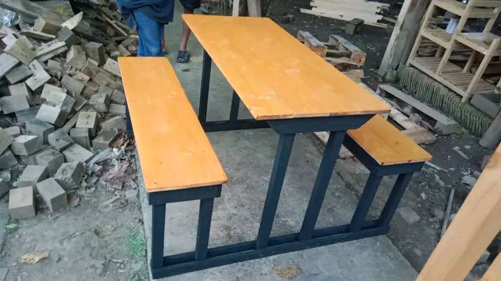 Meja Kursi Kayu Minimalis Kokoh Murah!