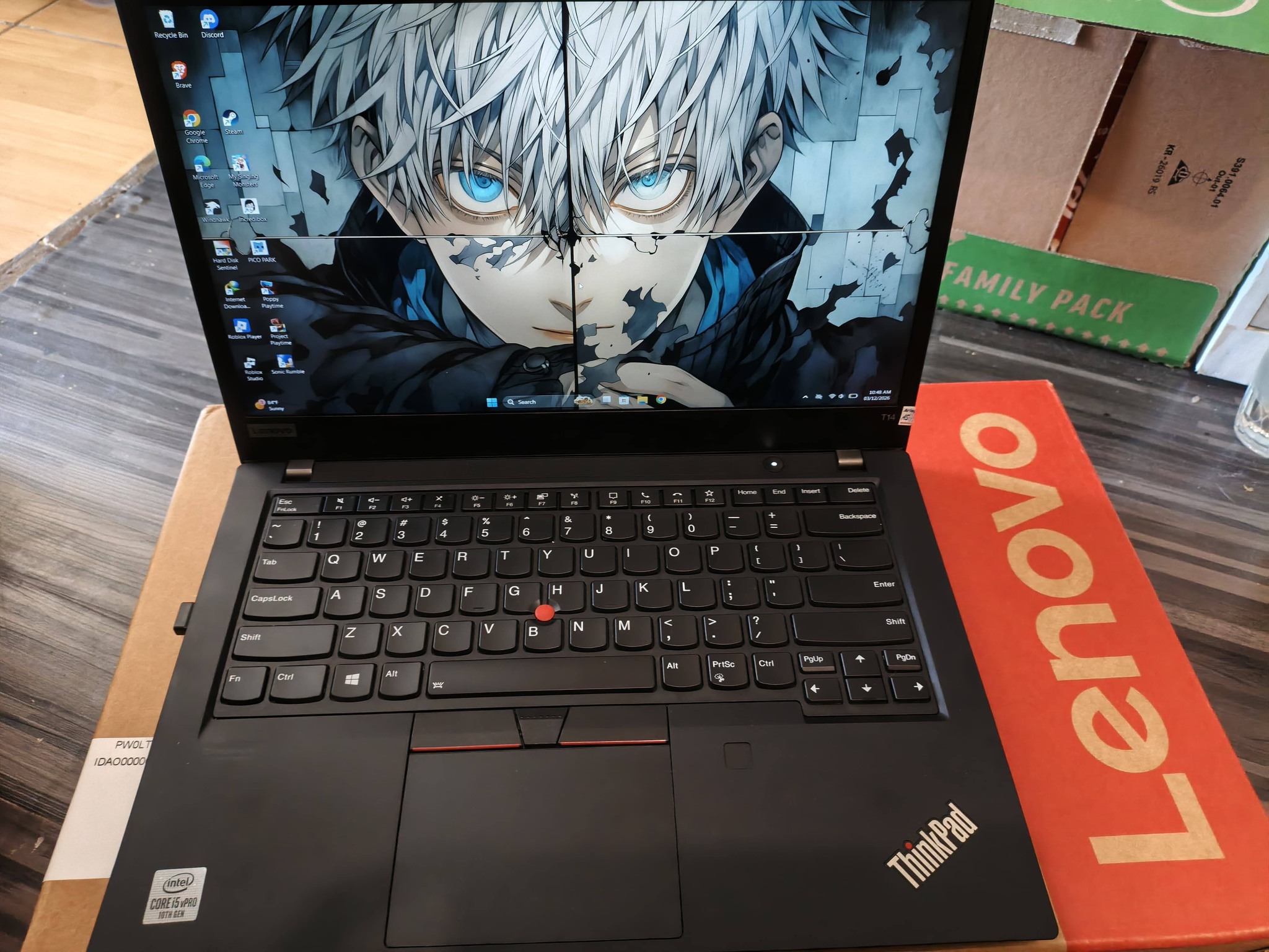 Dijual Cepat! Lenovo ThinkPad T14 Core i5 Gen 10 – Siap Pakai & Kencang!