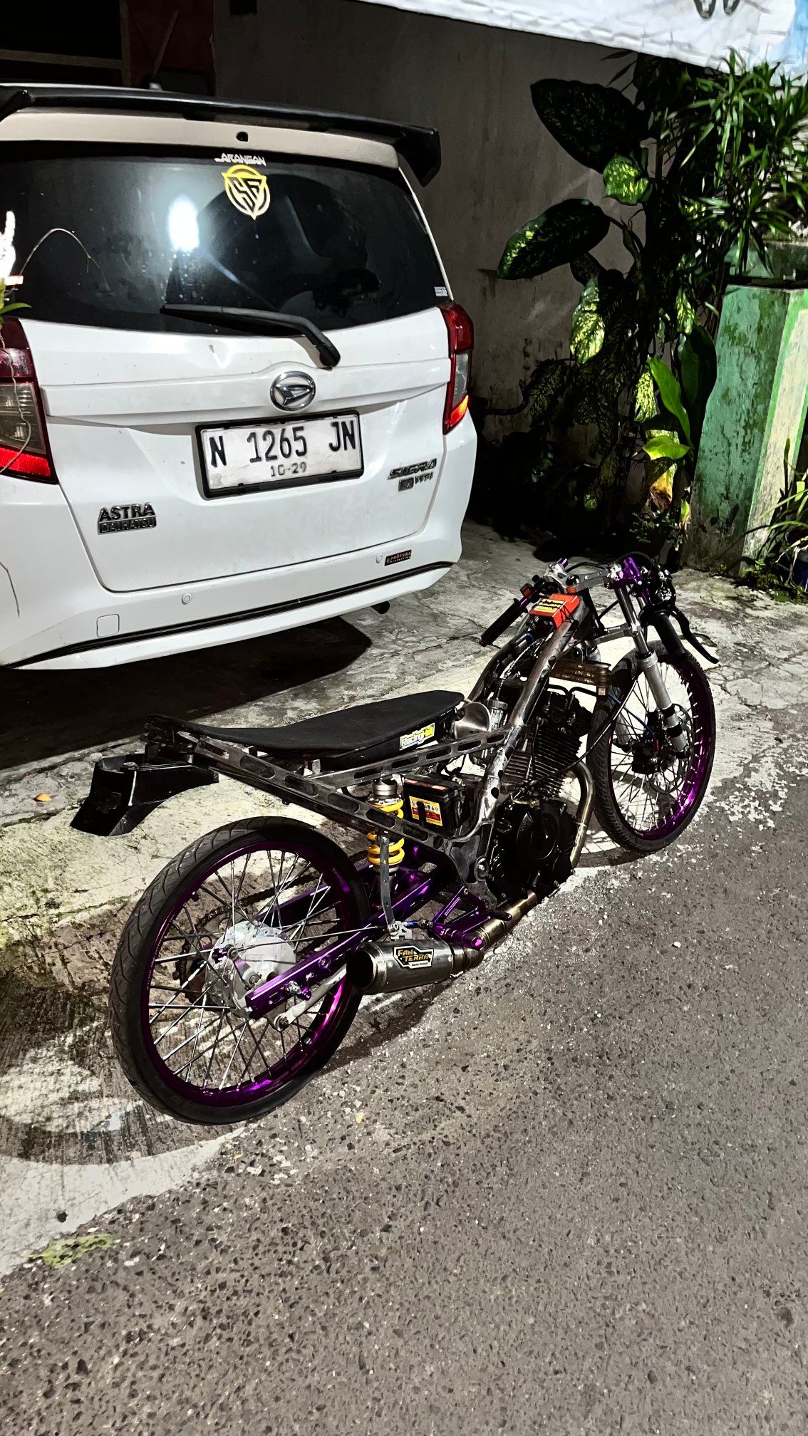dijual fu 150 bebas ss lengkap, bangunan baru ninggal cdi spek 150 bebas