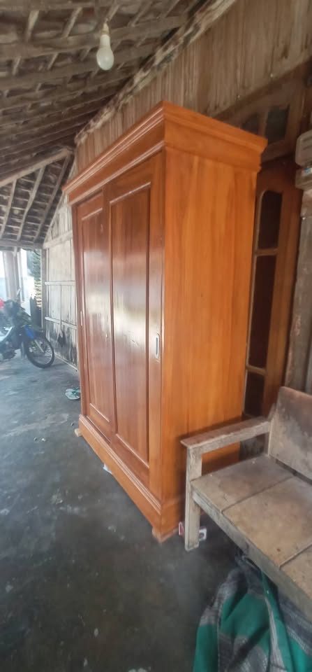 JUAL LEMARI SOLID JATI