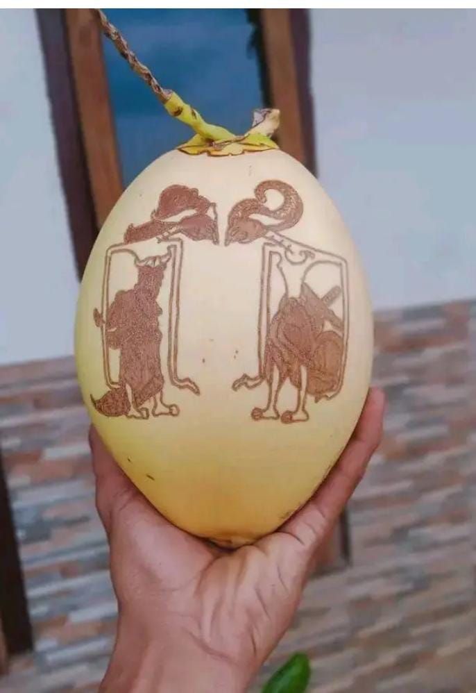 JASA UKIR KELAPA HAJATAN/TUJUH BULANAN