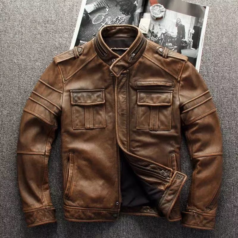 JAKET KULIT DOMBA ASLI GARUT – PREMIUM QUALITY, GAYA MASKULIN & ELEGAN 🔥