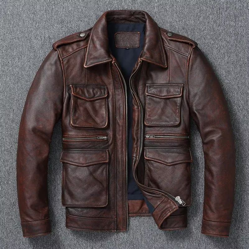 JAKET KULIT DOMBA ASLI GARUT – PREMIUM QUALITY, GAYA MASKULIN & ELEGAN 🔥