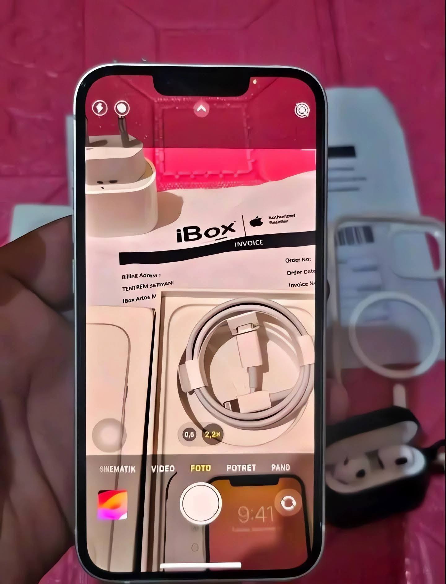 iPhone 13 128GB Putih iBox Resmi (P/AA) — Mulus Like New, BH 100%