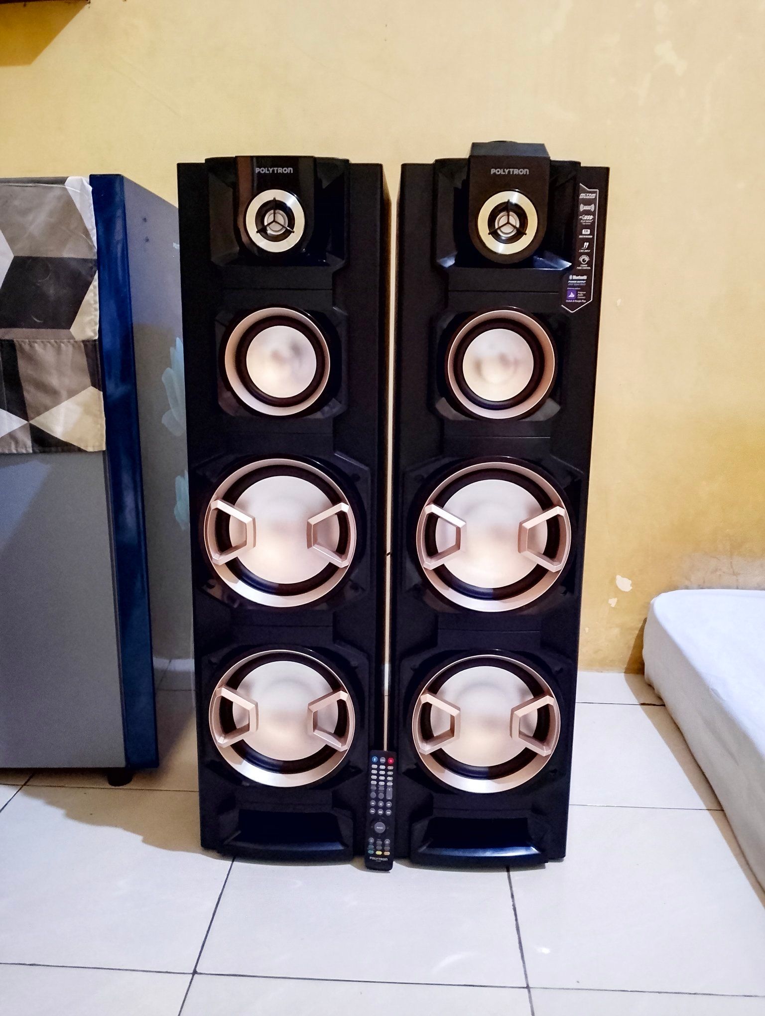 Dijual Speaker Polytron PAS 8EF28 Like New – Super Bass, Siap Karaoke! 🔊