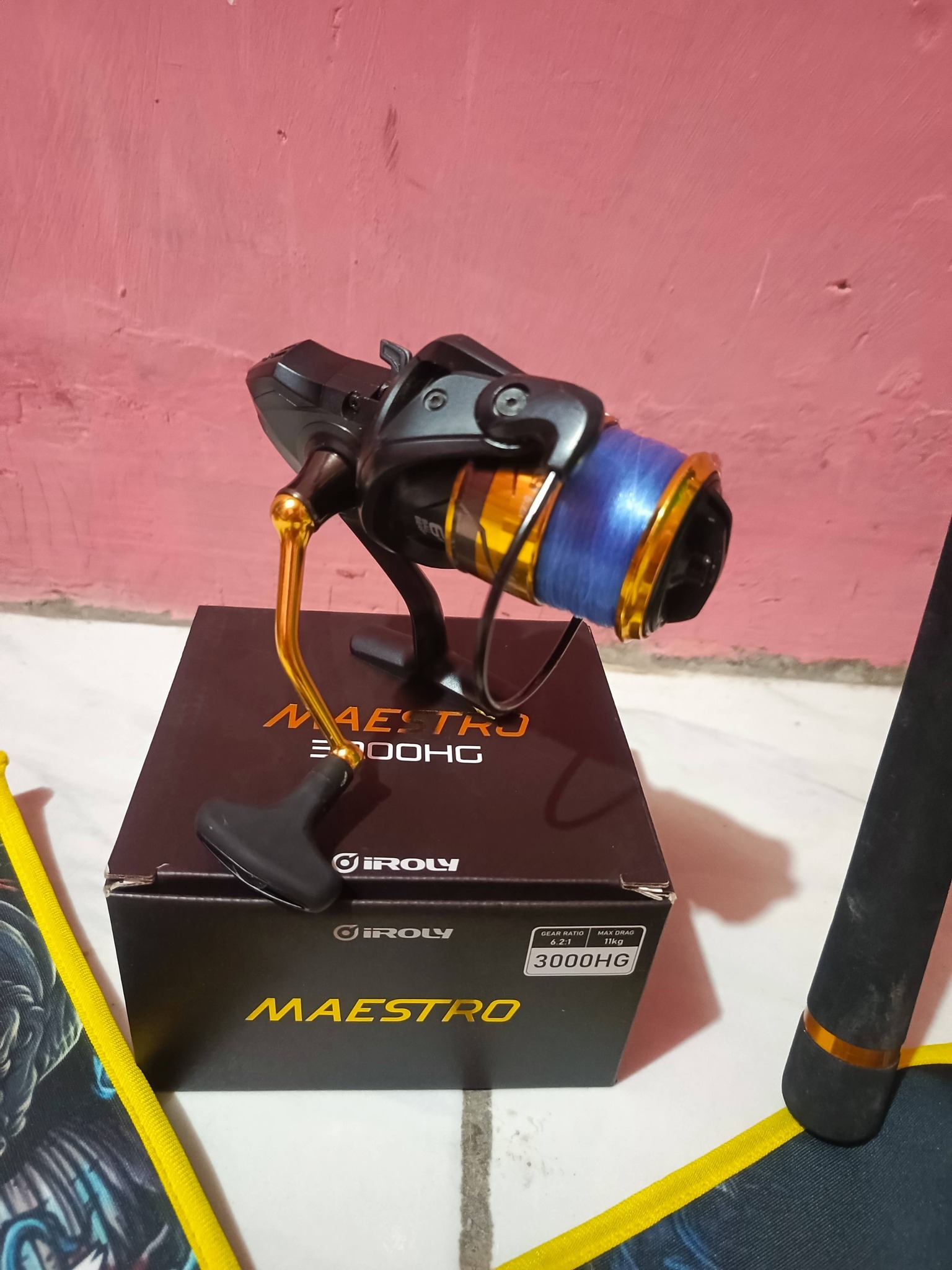 Paket Joran Katana Galago Full Fuji 180 + Reel Iroly Maestro 3000HG
