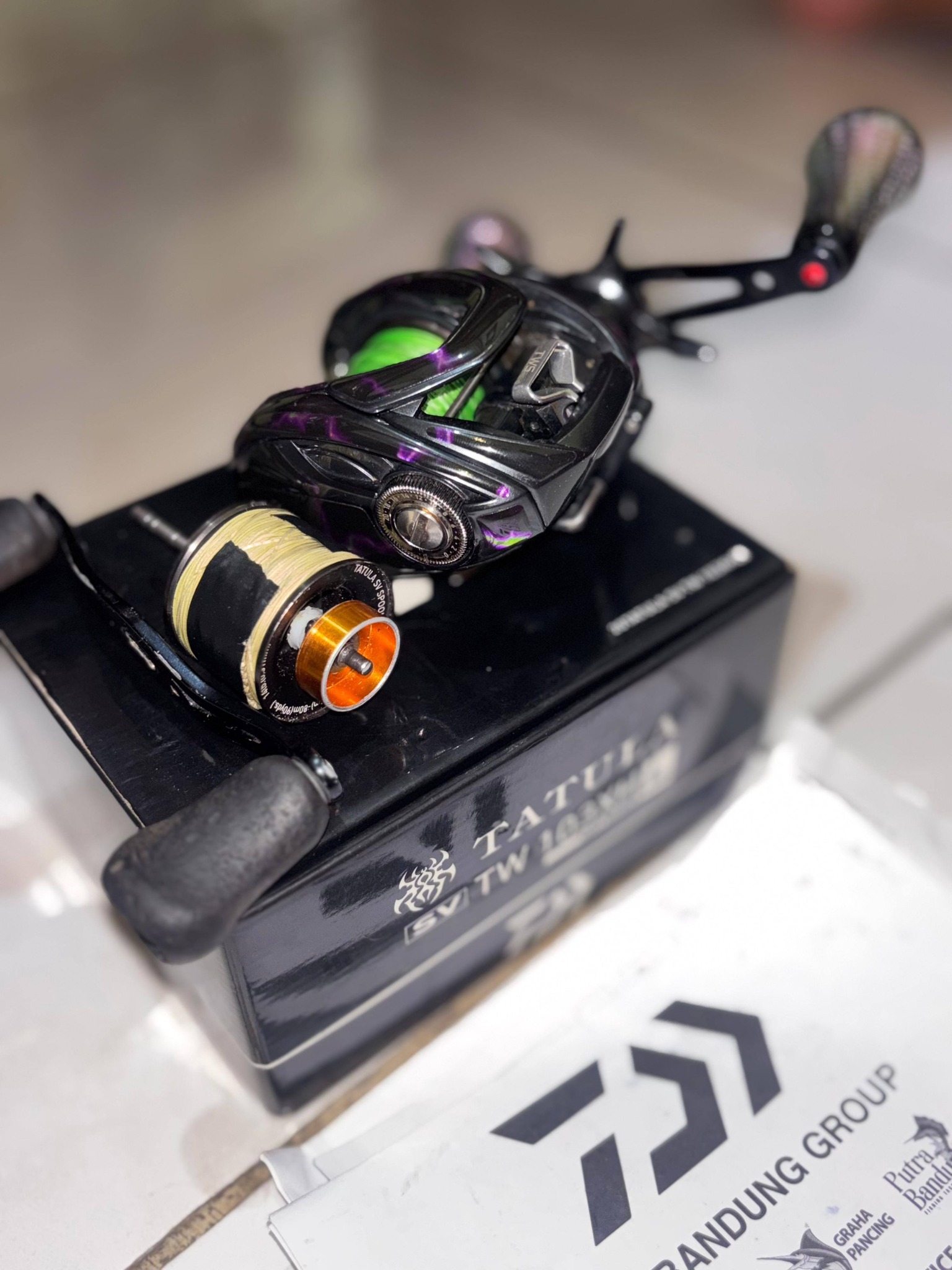 DIJUAL Daiwa Tatula SV TW 103XHL Rasio 8 – Full Custom Siap Tempur! 🔥