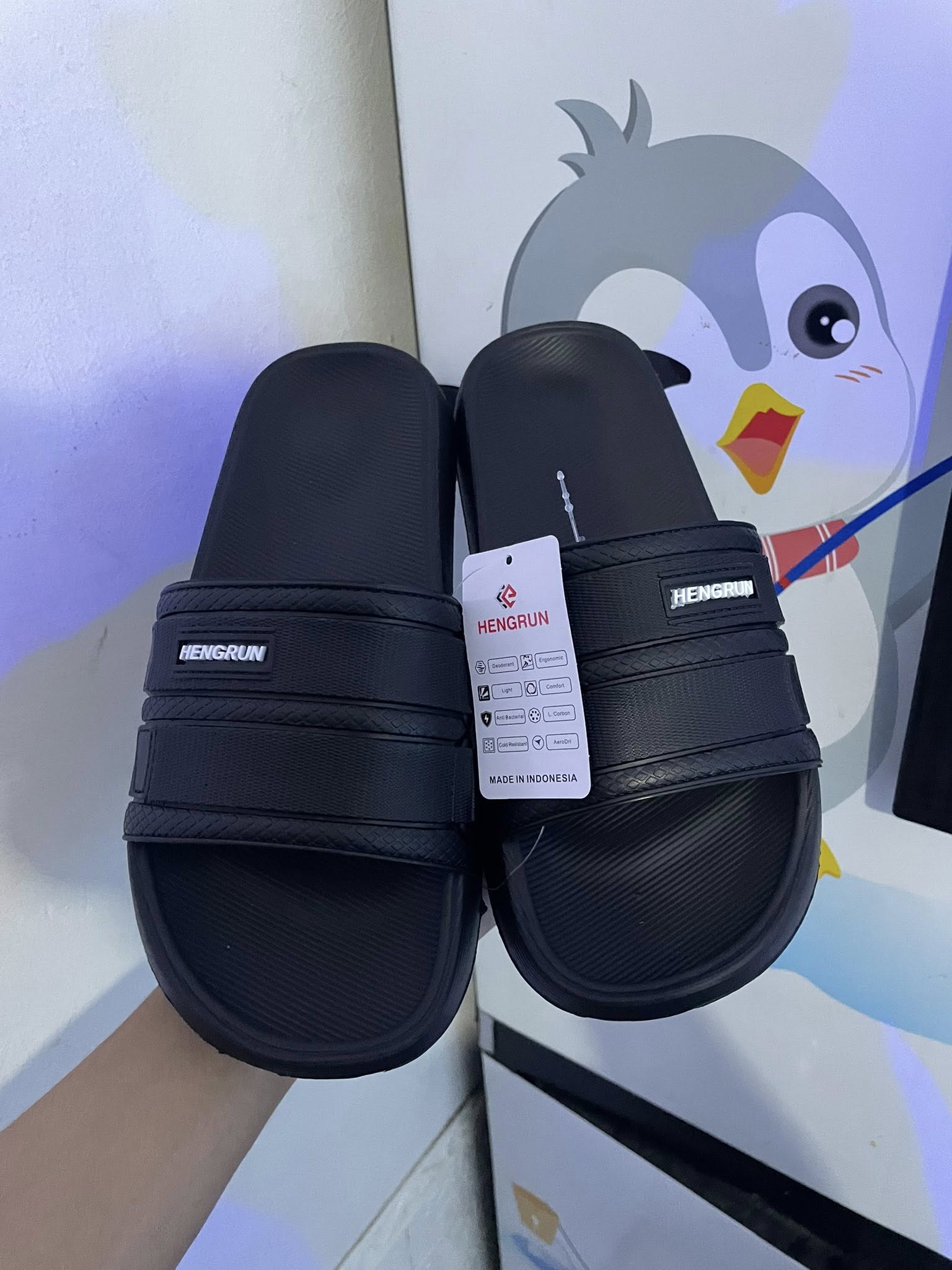 SENDAL SLOP BARU – MATERIAL JOSS, KARET TEBAL & EMPUK! 🔥