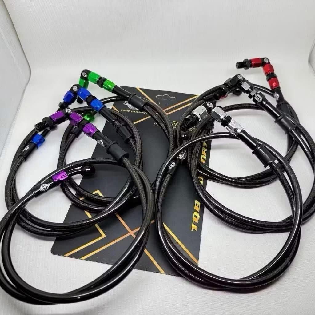 READY PART RACING BARU – MASTER REM TQ6 PNP PURPLE + SELANG DEPAN & KARBU PE24
