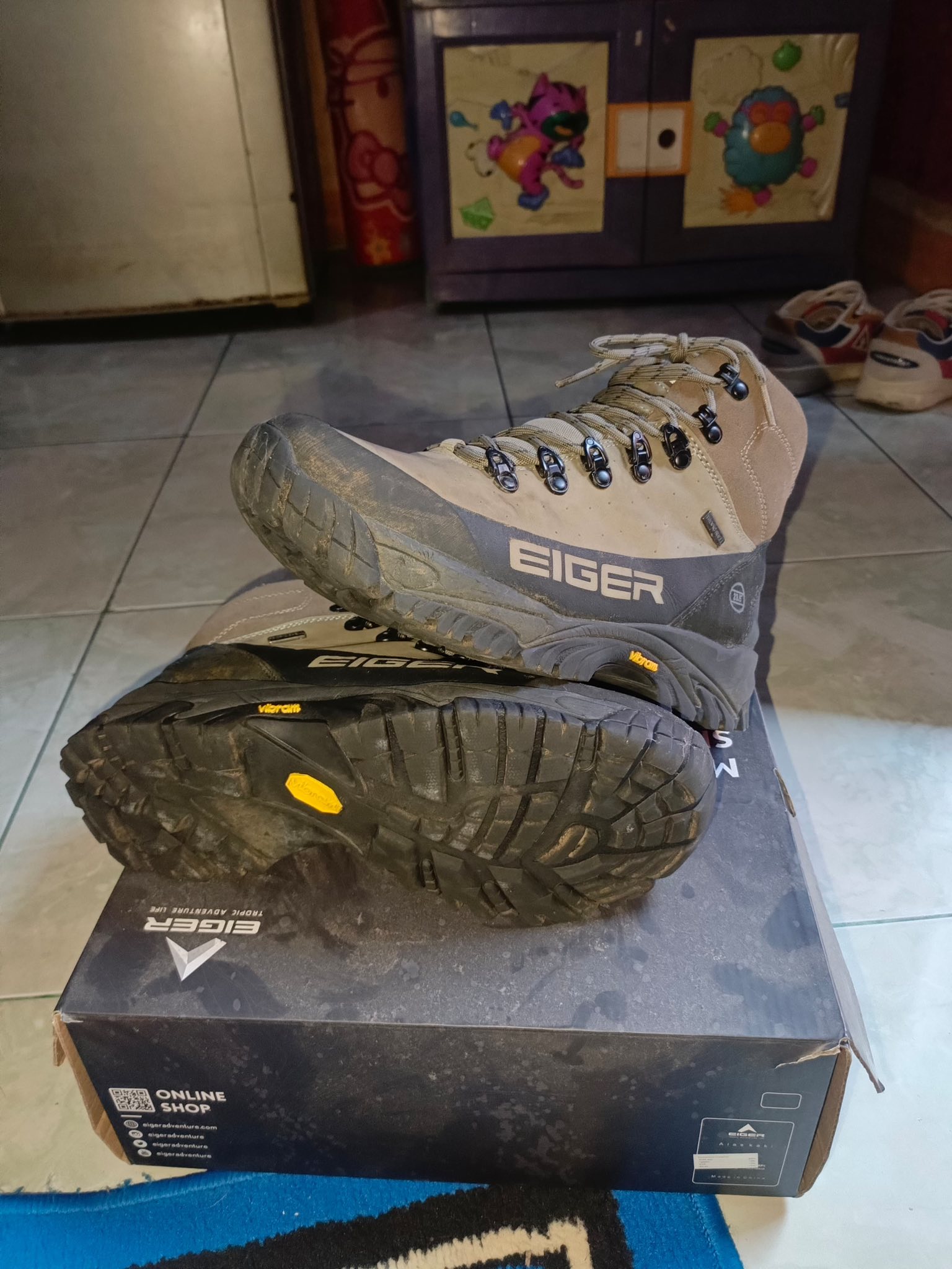 DIJUAL CEPAT – Sepatu Eiger Plum 2.0 Original | Baru Sekali Pakai 🔥