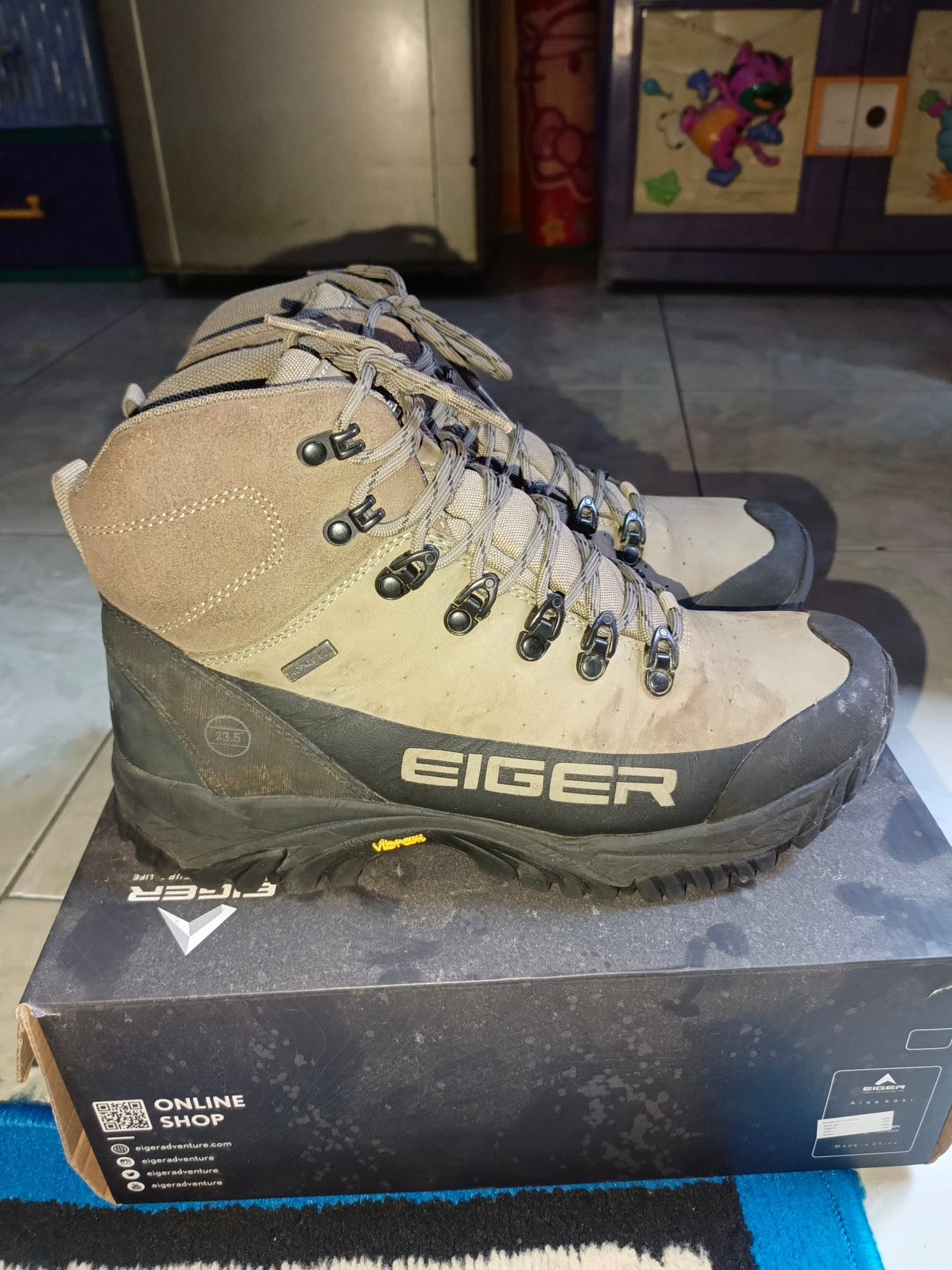 DIJUAL CEPAT – Sepatu Eiger Plum 2.0 Original | Baru Sekali Pakai 🔥