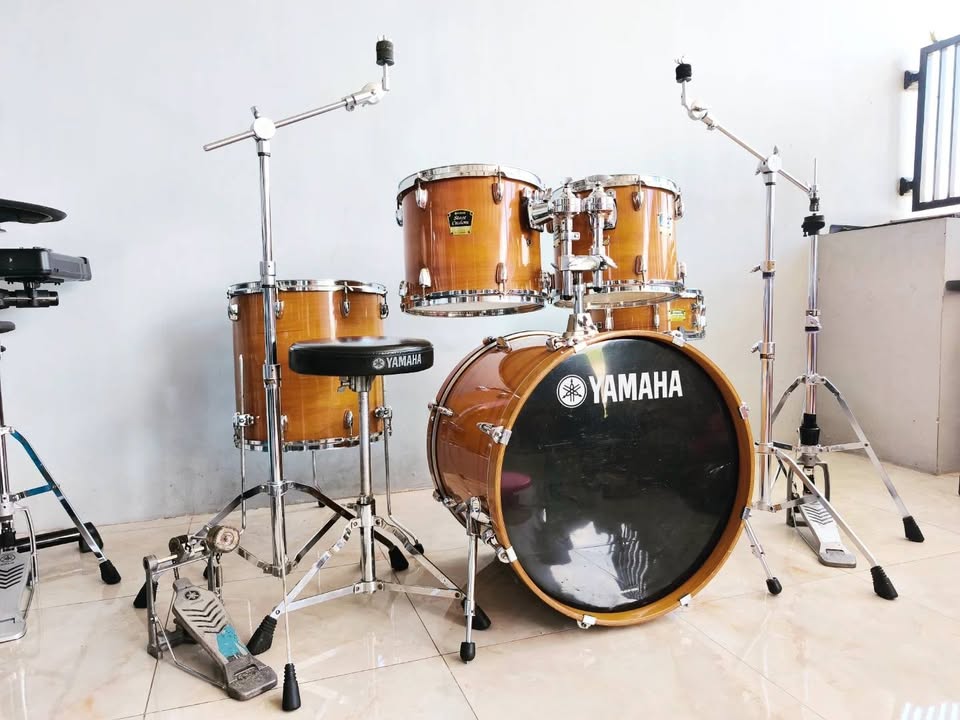 DIJUAL! Yamaha Stage Custom Advantage 5pcs – Like New, Siap Gas! 🥁