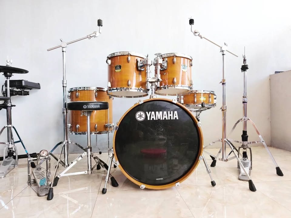 DIJUAL! Yamaha Stage Custom Advantage 5pcs – Like New, Siap Gas! 🥁