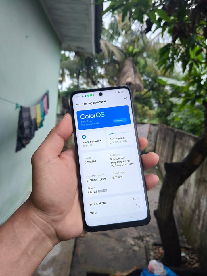 JUAL CEPAT OPPO A3 RAM BESAR, KONDISI MULUS‼️ 🔥