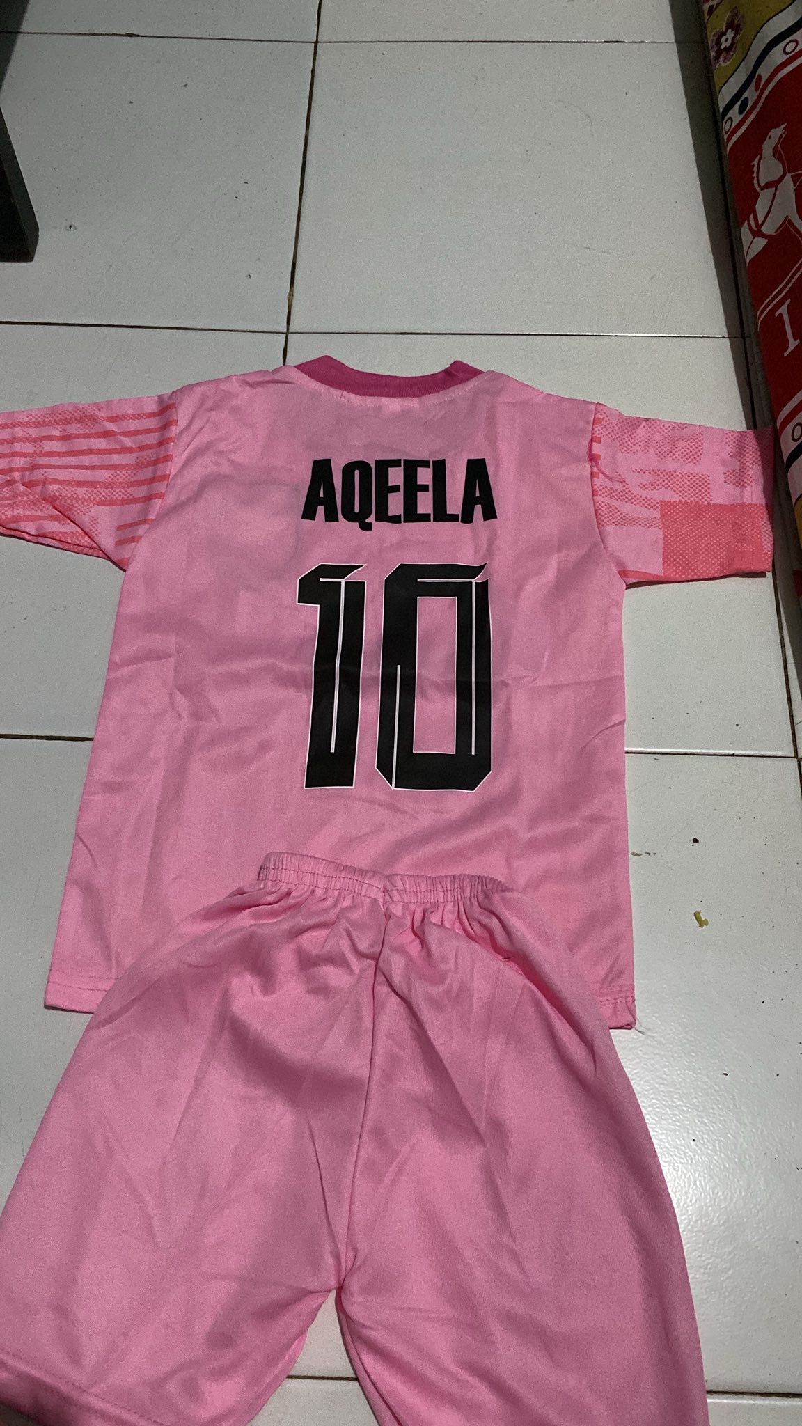 Baju Bola Anak Premium – Bisa Request Nama & Nomor | COD Aman & Nyaman