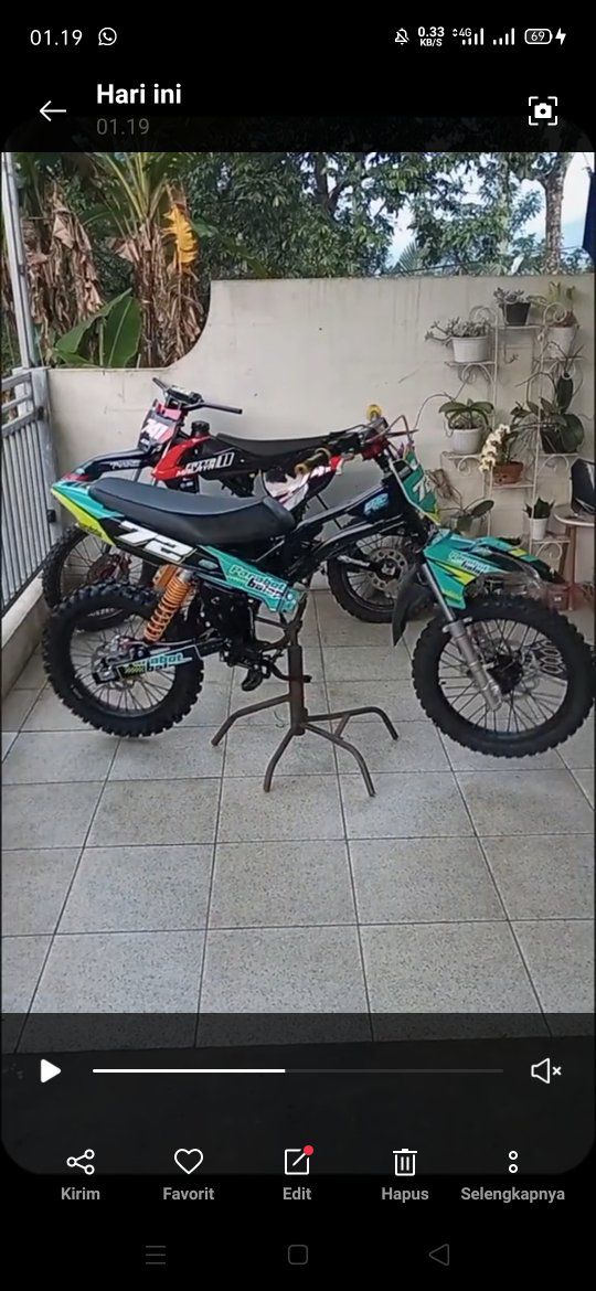DIJUAL KERANGKA RBT SET BAN DEPAN BELAKANG – SIAP NAIK MESIN! 🔥