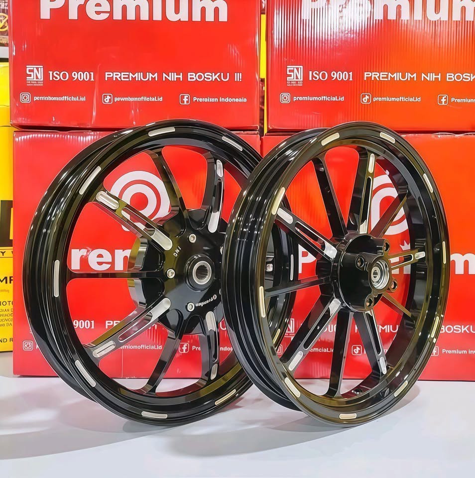 READY VELG RCB CT600 & VND/CNC Ring 17/14 – NOMINUS 100% Tinggal Pasang 🔥