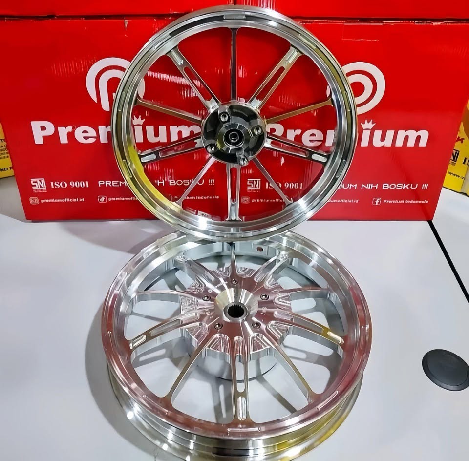 READY VELG RCB CT600 & VND/CNC Ring 17/14 – NOMINUS 100% Tinggal Pasang 🔥