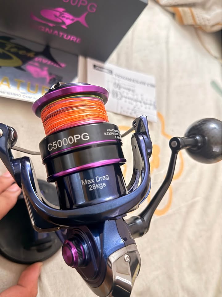 HIGH END REEL G-TECH VENOMOUS SW SPINNING 5000PG 🔥