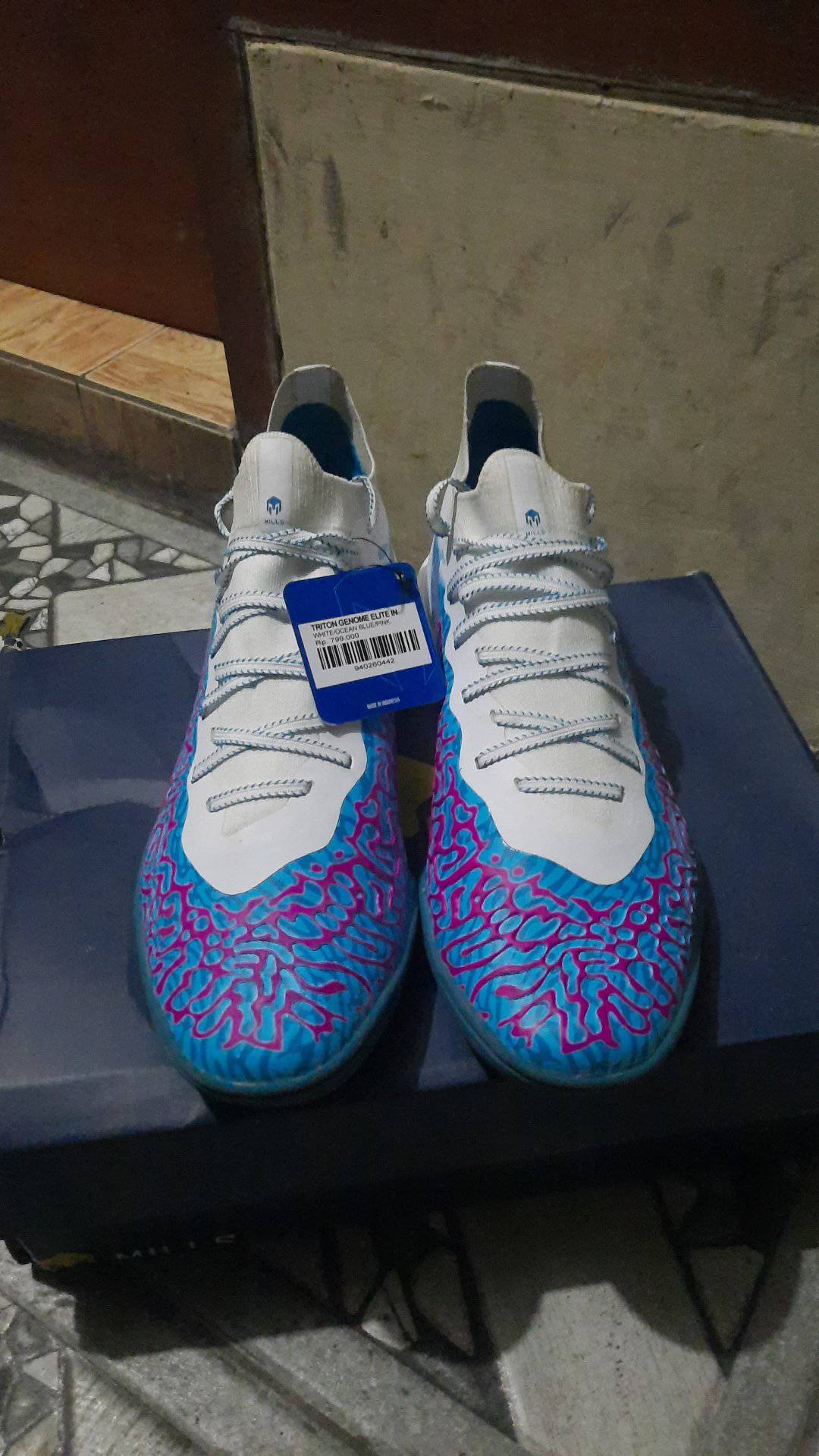 WTS Sepatu Futsal Mills Triton Genom Elite Original – Like New! 🔥