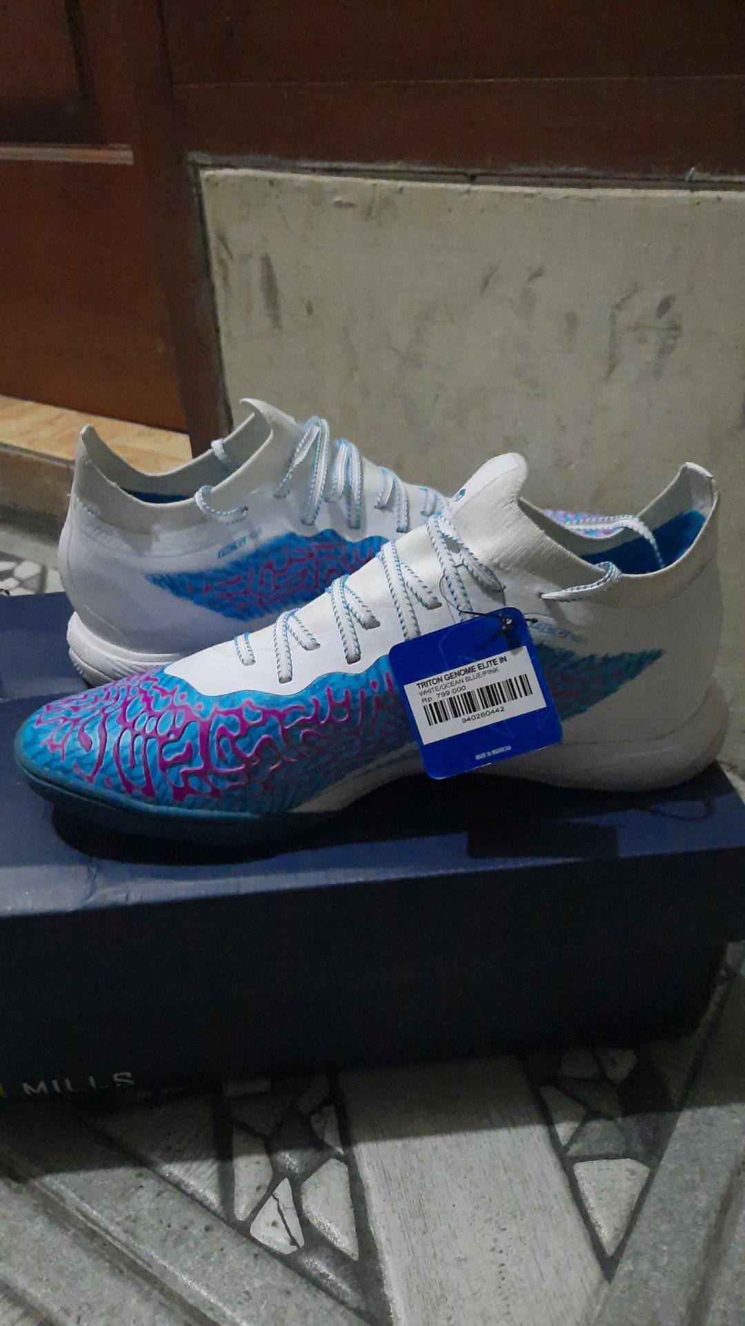 WTS Sepatu Futsal Mills Triton Genom Elite Original – Like New! 🔥