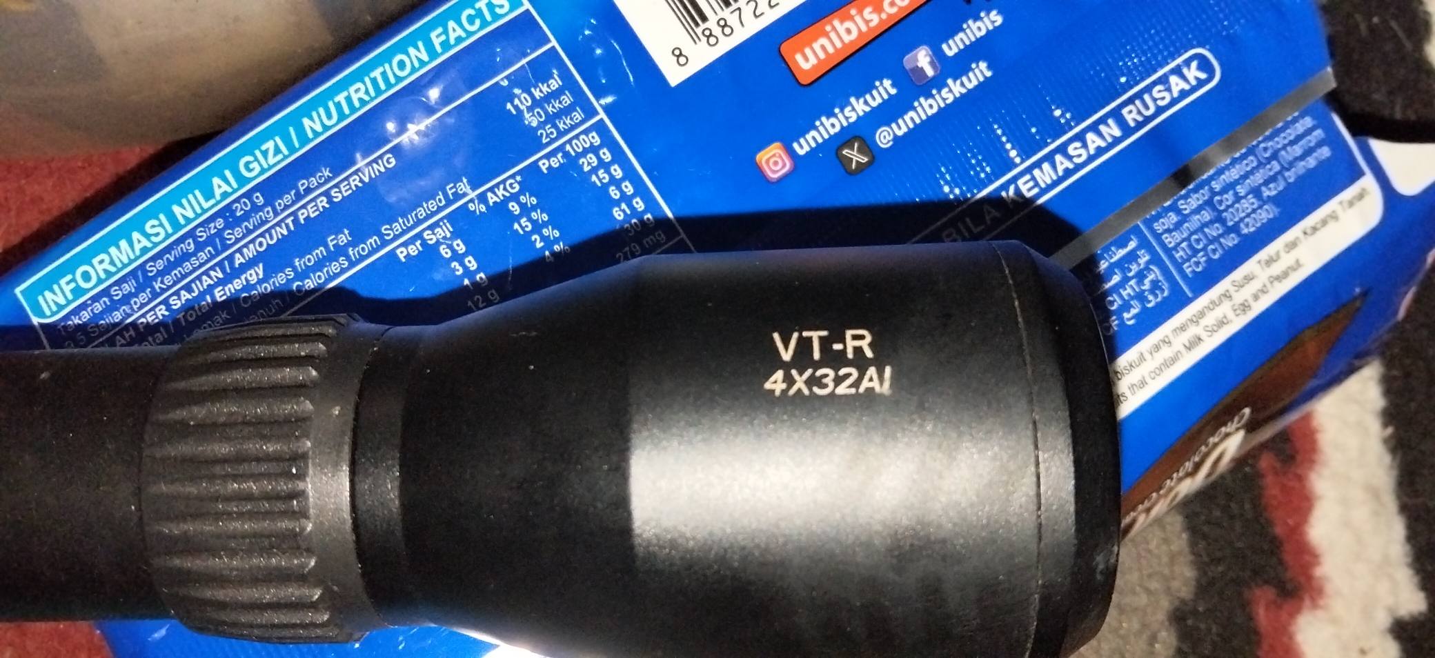 JUAL CEPAT! Teleskop Senapan Angin DISCOVERY VT-R 4X32Ai – Kondisi Bagus 🔥